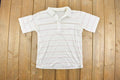 Vintage 1980s Striped Quarter Button Up Shirt