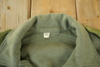 Vintage 1960s 1970s Military Wool Shirt Jacket Men's Small