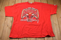 Vintage 1997 Chicago Bulls NBA 5-Peat Champions Logo Athletic Made In USA Graphic T-Shirt