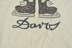 Vintage 1980s Davos Hockey Cartoon Graphic T-Shirt