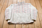 Vintage 1990s The North Face Denali Plaid Fleece Sweater