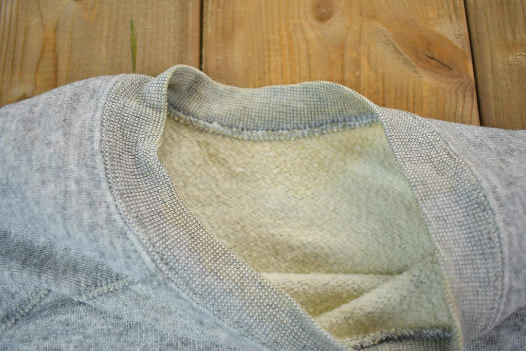 Vintage 1990s Blank Grey Crewneck Sweatshirt