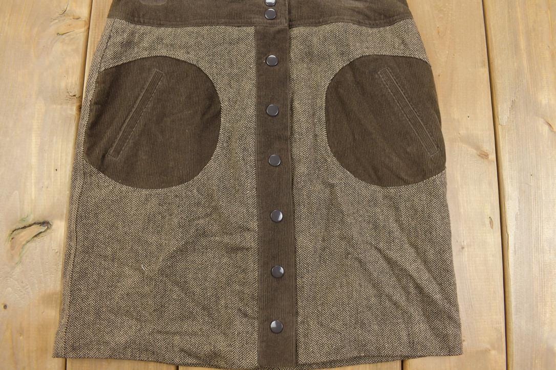 Vintage 1990s Togo Corduroy Skirt Size 8  True Vintage  Vintage Skirt  Retro Style