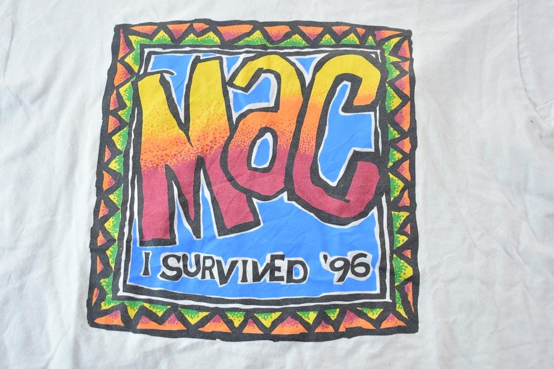 Vintage 1996 Single Stitch Graphic T-Shirt Made In USA