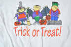 Vintage 1990s Pen & Stitch Deadstock Trick Or Treat Souvenir Crewneck Sweatshirt Made In USA