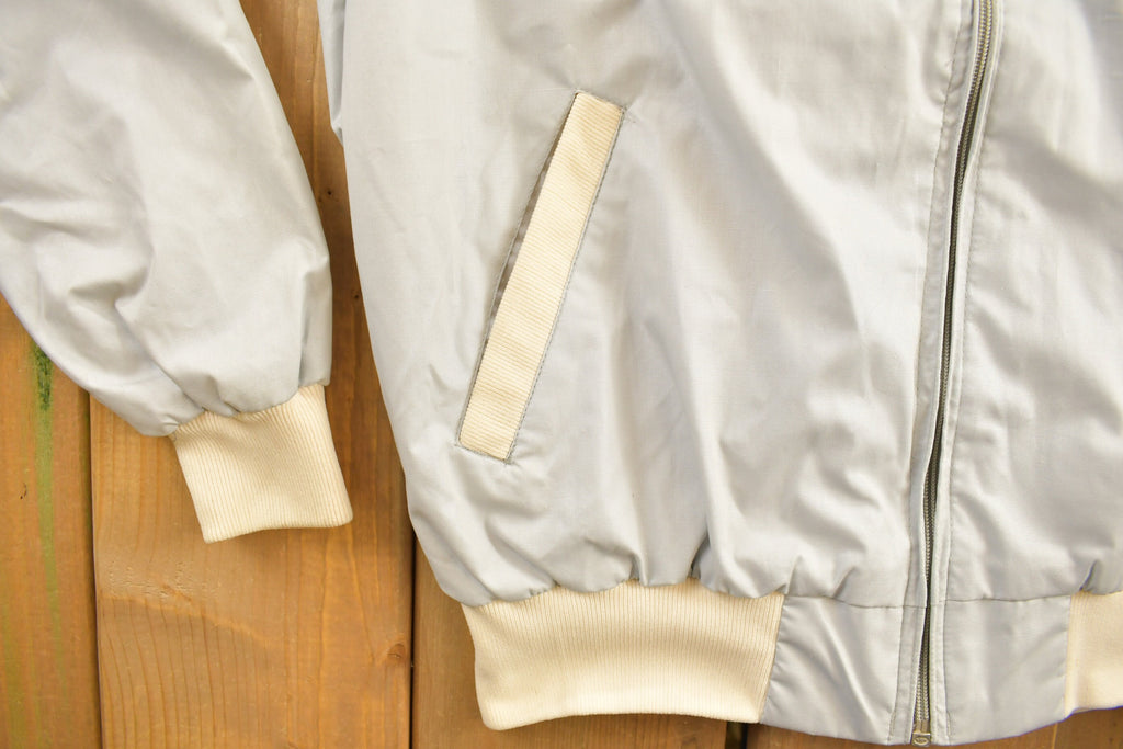 Vintage 1990s Grey Emelio Zip Up Jacket