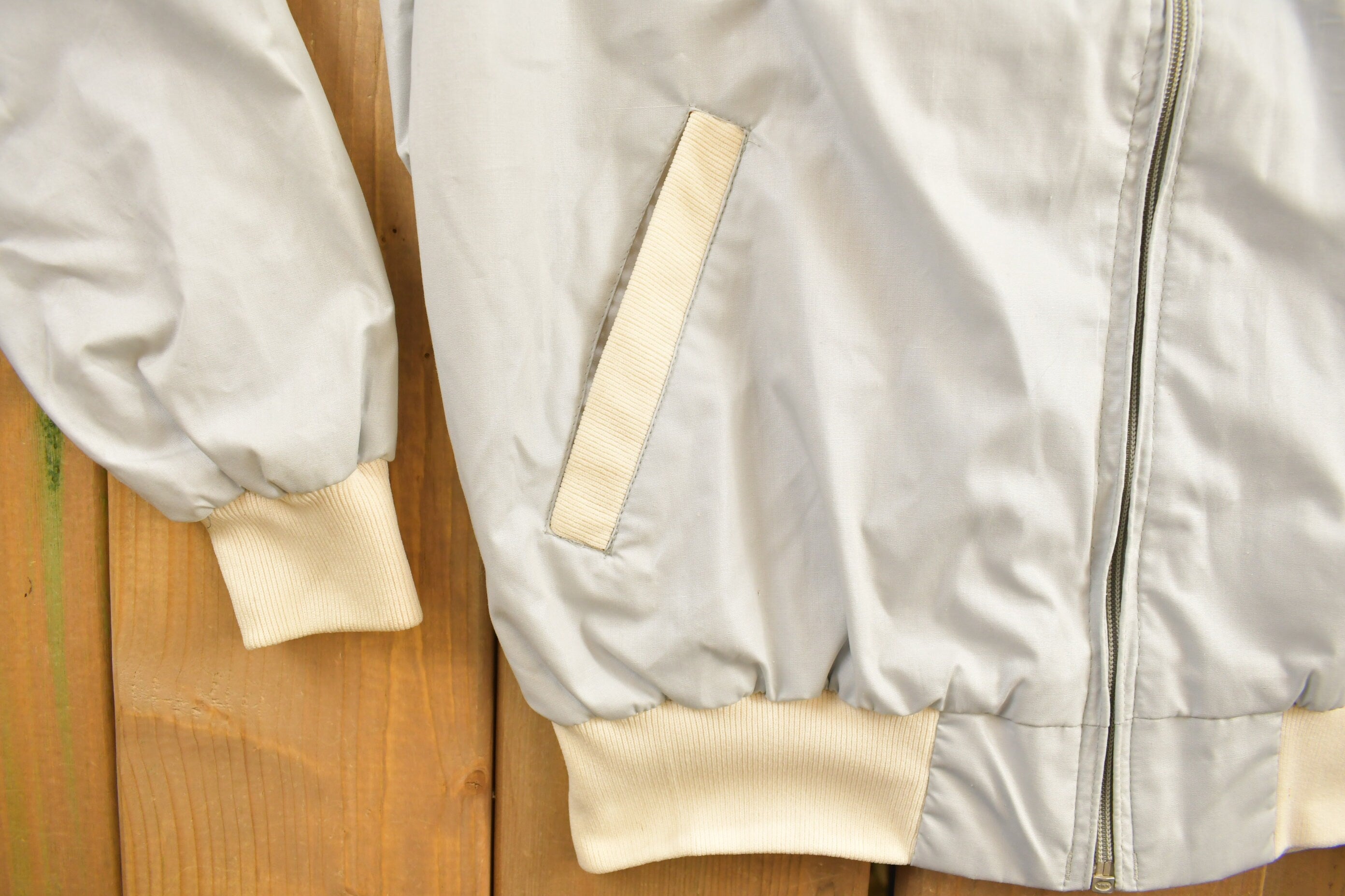 Vintage 1990s Grey Emelio Zip Up Jacket