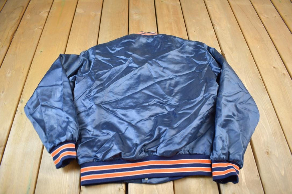 Vintage 1980s Chicago Bears NFL Swingster Satin Bomber Jacket