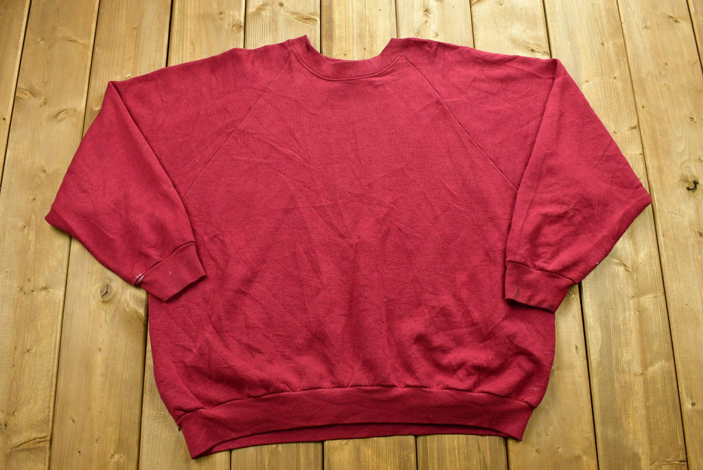 Vintage 90's Blank Raglan Sleeve Crewneck Sweatshirt