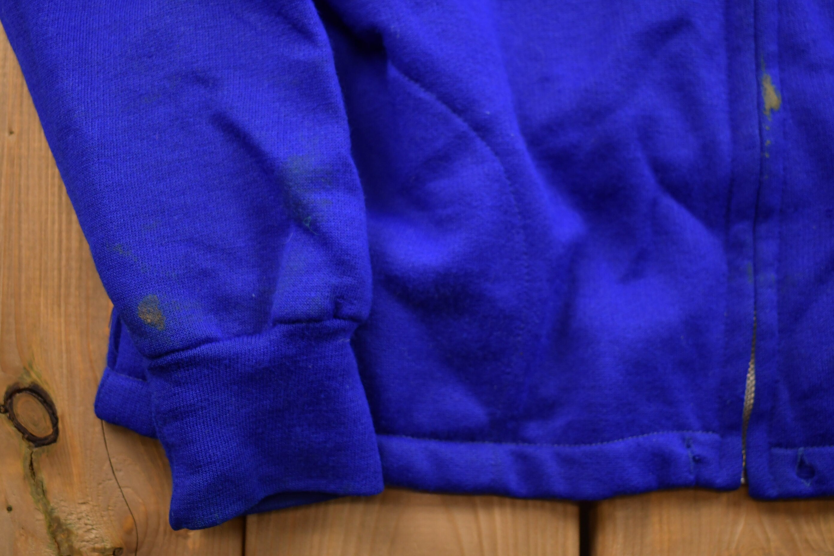 Vintage 1990s Striped Zip Up Hoodie