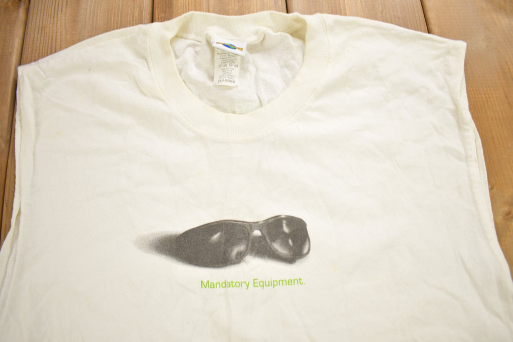 Vintage 1990s Men In Black Universal Studios Movie Promo Tank Top Shirt