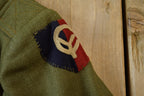 Vintage WWI Military Battledress Button Up Army Jacket