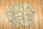 Vintage 1990s Realtree Camo AOP Graphic Print Crewneck Shirt Mens L