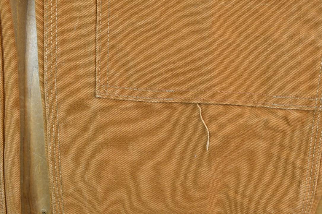 Vintage 1990s Carhartt Double Knee Tan Denim Work Pants Size 34 x 34