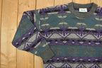 Vintage 1990s Shelby Stripe Knitted Sweater