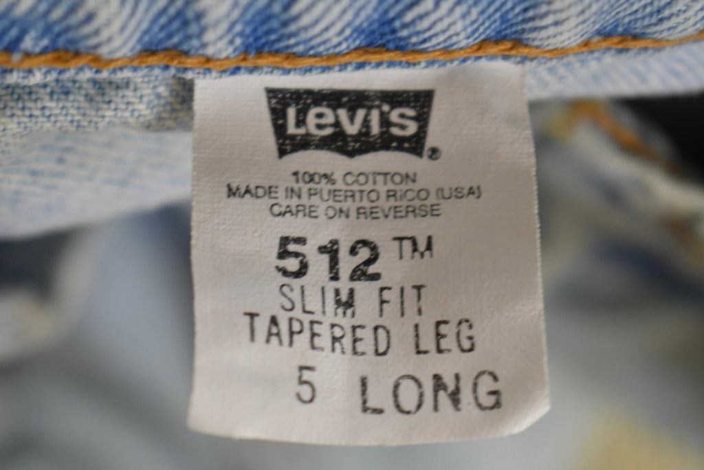 Vintage 1990s Levi's 512 Jeans Size 25 x 30
