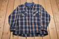 Vintage 1990s Van Heusen Plaid Lined Button Up Shirt