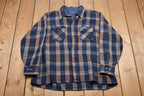 Vintage 1990s Van Heusen Plaid Lined Button Up Shirt