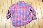 Vintage 1990s Eddie Bauer Plaid Button Up Shirt Mens L