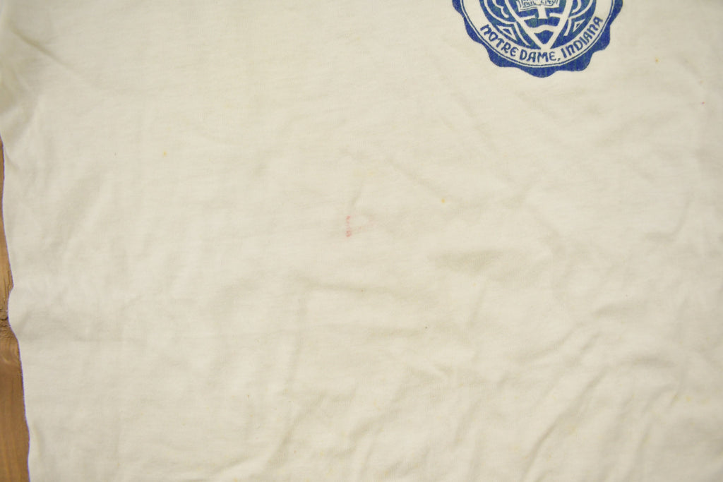 Vintage 1950s University Of Notre Dame Collegiate Champion T-Shirt