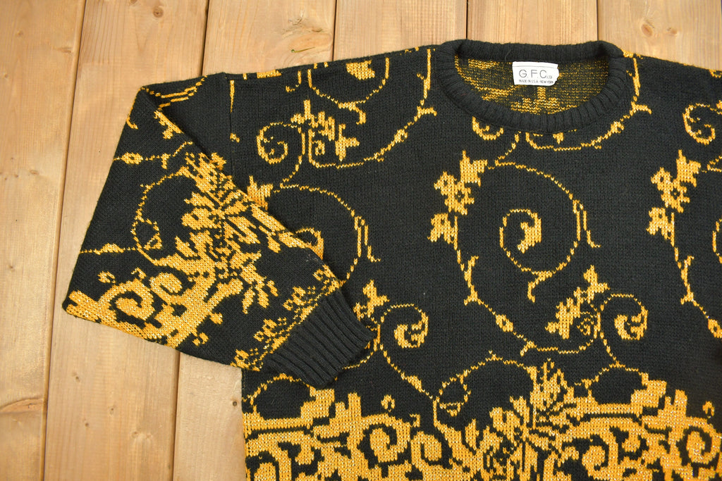 Vintage 1990s GFC Knit Crewneck Sweater