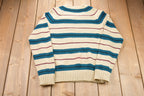 Vintage 1990s VIP Striped Knitted Sweater