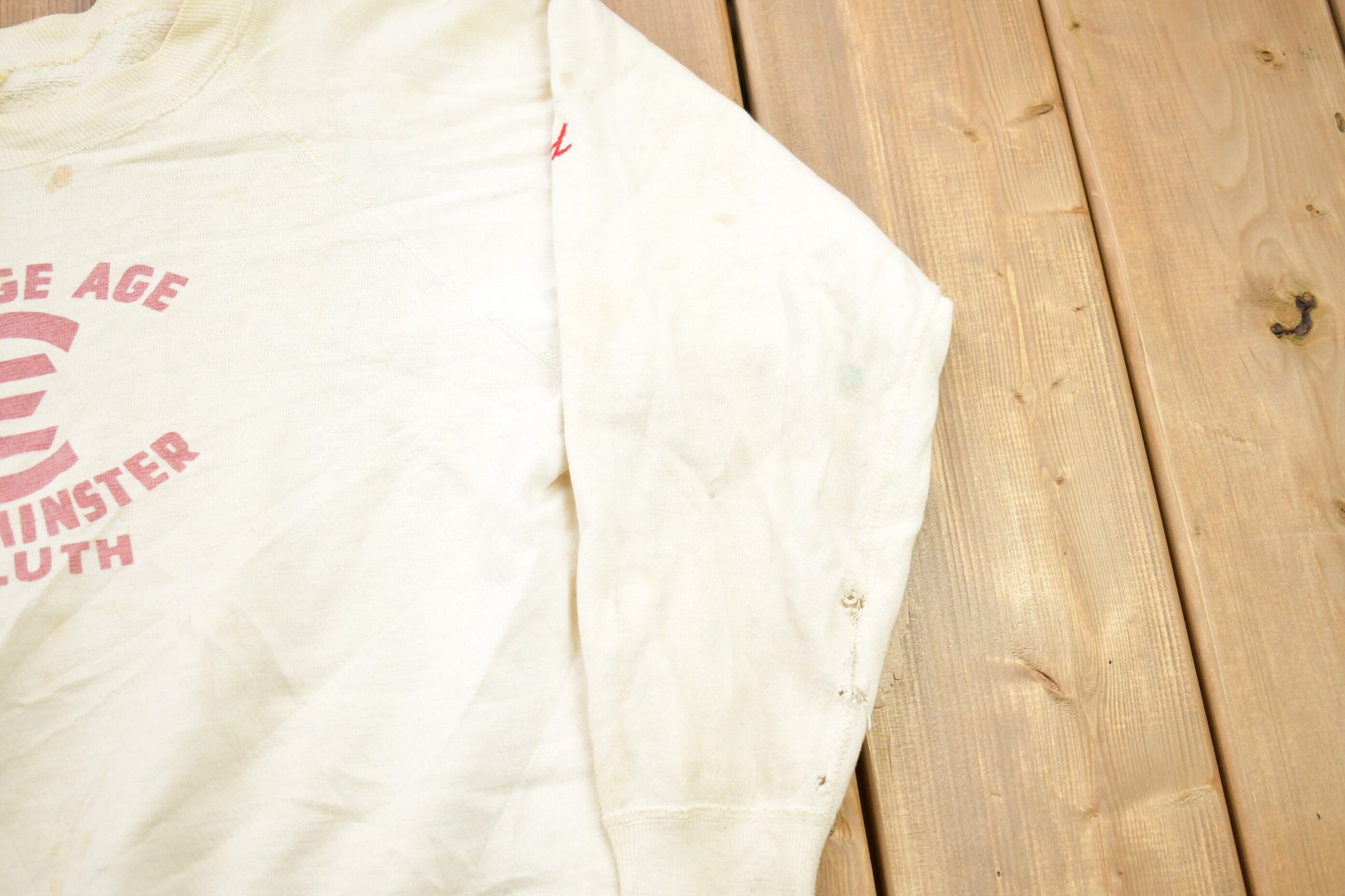 Vintage 1950s College Age Westminster Crewneck Sweatshirt