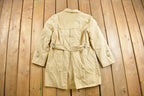 Vintage 1980s Lined Overcoat Jacket
