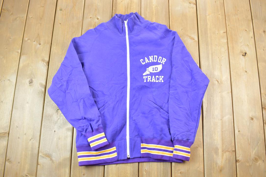 Vintage 1990s Candor Track 10 Cheswick University Collegiate Crewneck