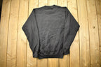 Vintage 1990s Soffee Sweats Black Blank Crewneck Sweatshirt