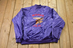 Vintage 1990s West Arc Moose Lodge Ohio Satin Bomber Jacket