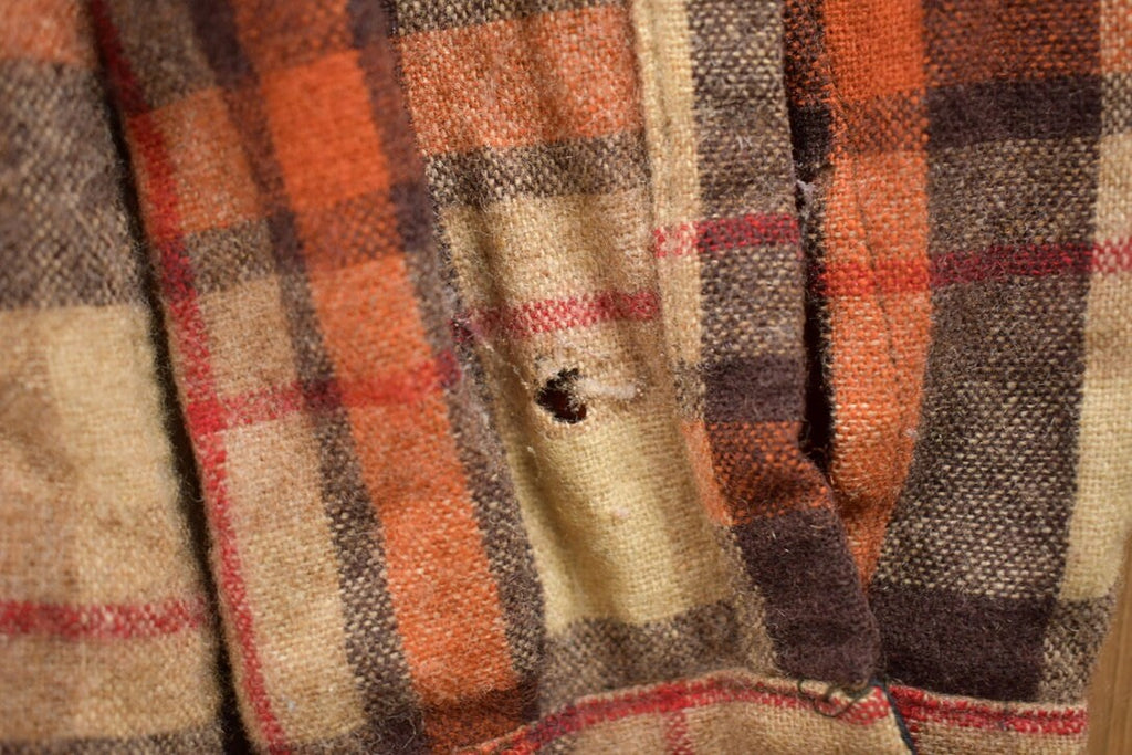 Vintage 1980's Royal Knight Plaid Button Up
