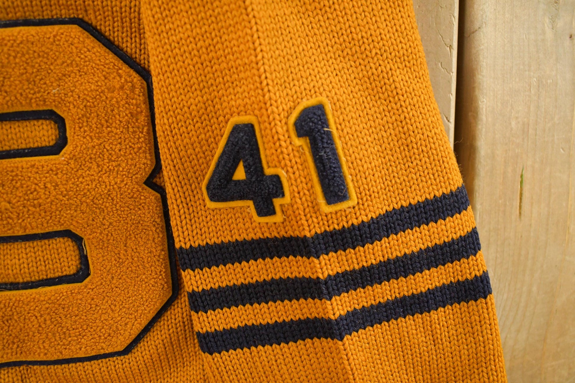 Vintage 1940s Nelson Knitting Mills of Duluth Collegiate Varsity Style Knit Sweater Men's Small