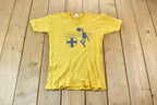 Vintage 1970s Single Stitch Koniz Volleyball Club Graphic T-Shirt