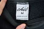 Vintage 1990s Chic Basic Essentials Crewneck Sweatshirt Women's Medium