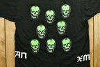 Vintage 90's All Over Skull Print Single Stitch T-Shirt