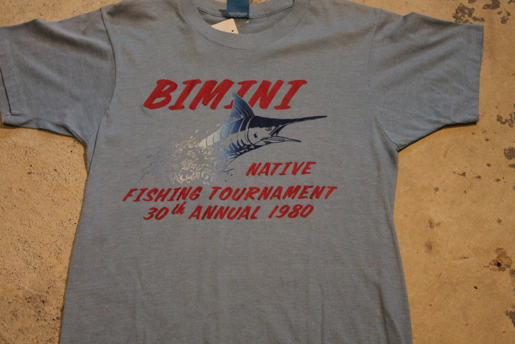 Vintage 1980 Bimini Native Fishing Tournament T Shirt