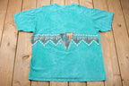 Vintage 1991 Arizona Cactus Double Sided Graphic T-Shirt