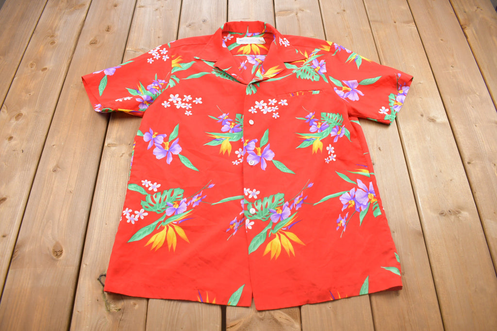 Vintage 1980s Hawaiian Button Up Shirt