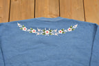 Vintage 1993 Cute Floral Crewneck Sweater