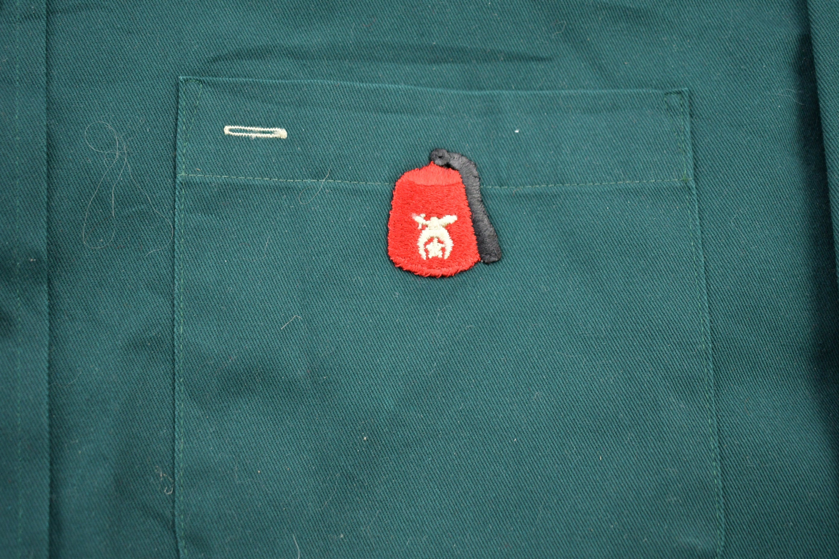 Vintage 1990s Shriners Blank Button Up Shirt