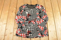 Vintage 1990s Amanda Abstract Knit Crewneck Shirt Womens L /