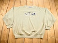 Vintage 1990s Golfing Graphic Embroidered Crewneck