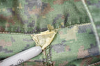 Vintage Military Zip Up Digital Camo Shirt