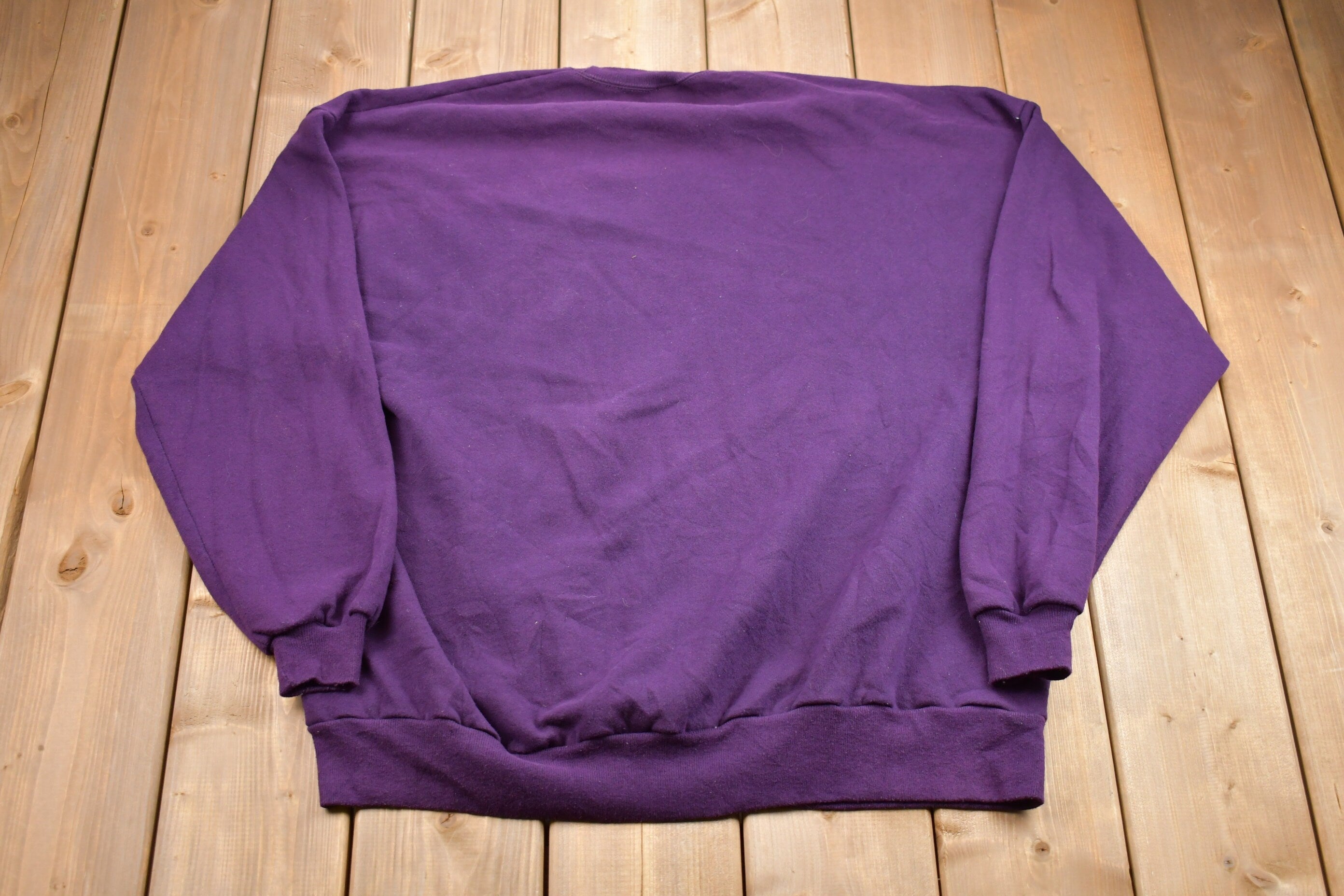 Vintage 1990s Made In USA Basic Crewneck Sweatshirt