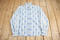 Vintage 1970s Paisley Theme Button Up Shirt