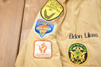 Vintage 1986 Trucker Assc. Trainer Of The Year Patchwork Puffer Jacket