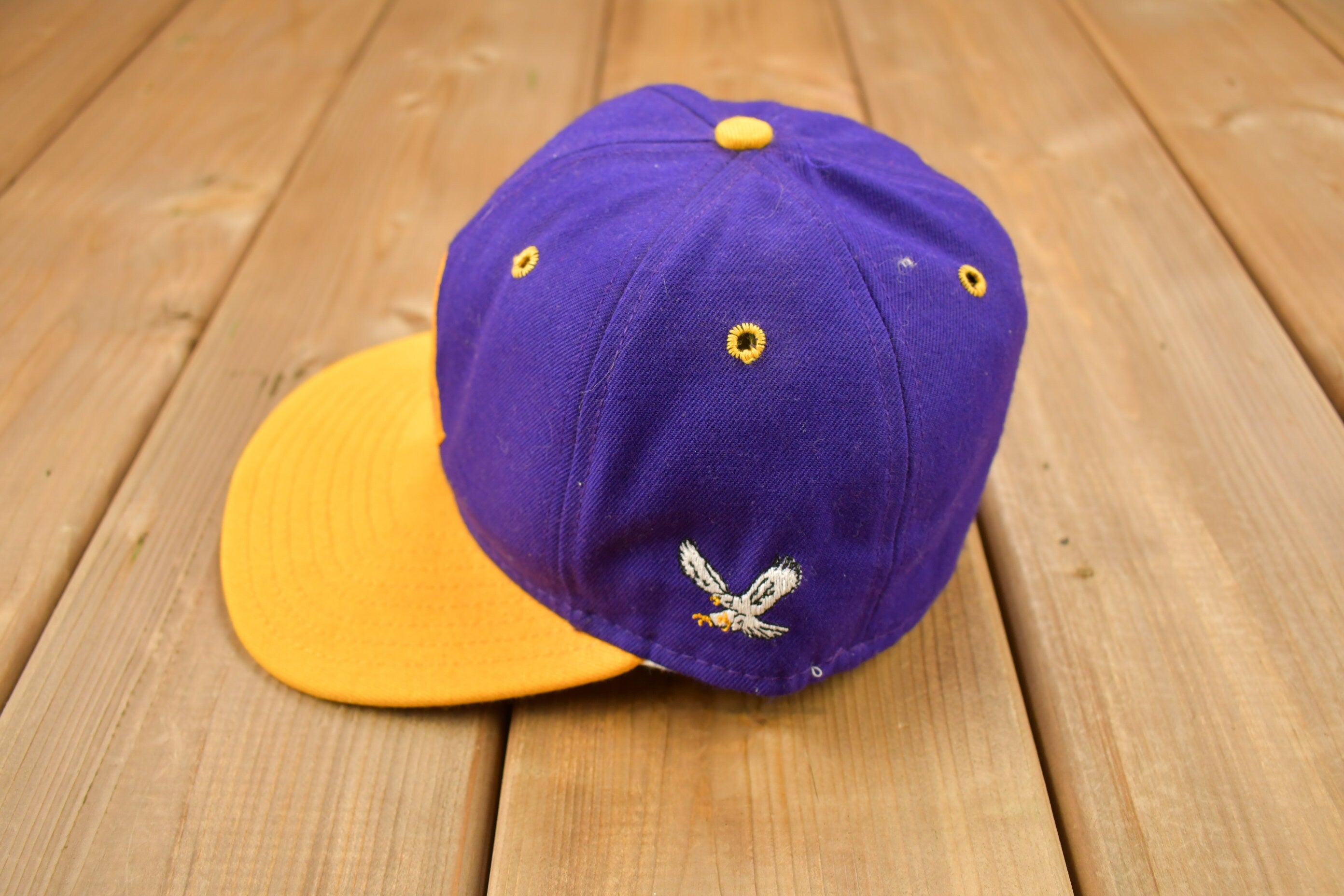 Vintage 1990s A Eagles Delong Wool Fitted Hat Size 7