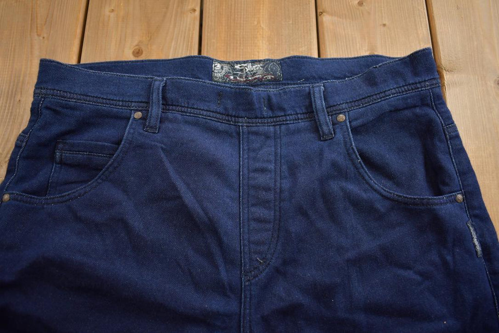 Vintage 2000s Silver Jeans Company Stretchy Glove Denim Pants Size 32x32