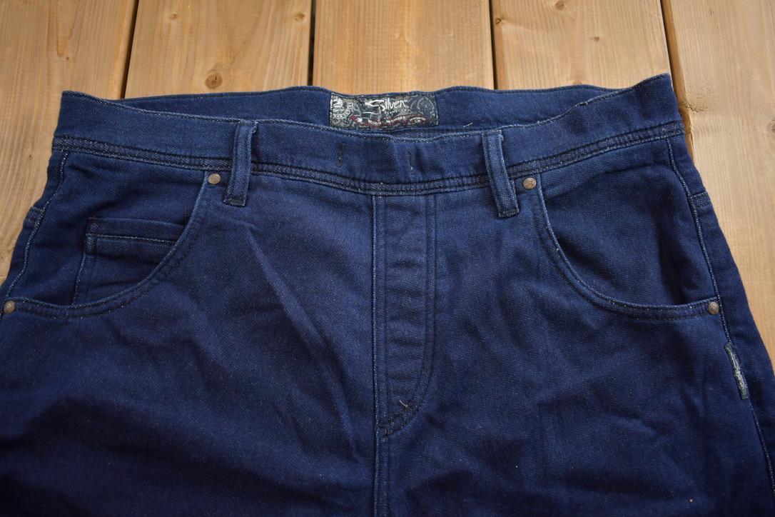 Vintage 2000s Silver Jeans Company Stretchy Glove Denim Pants Size 32x32
